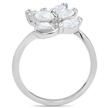 Load image into Gallery viewer, SS034 - Silver 925 Sterling Silver Ring with AAA Grade CZ  in Clear