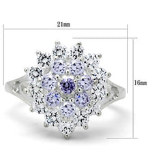 Load image into Gallery viewer, SS037 - Silver 925 Sterling Silver Ring with AAA Grade CZ  in Multi Color