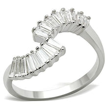 Load image into Gallery viewer, SS047 - Silver 925 Sterling Silver Ring with AAA Grade CZ  in Clear