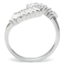 Load image into Gallery viewer, SS047 - Silver 925 Sterling Silver Ring with AAA Grade CZ  in Clear