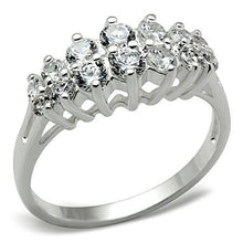 Load image into Gallery viewer, SS056 - Silver 925 Sterling Silver Ring with AAA Grade CZ  in Clear