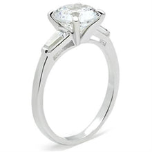 Load image into Gallery viewer, SS061 - Silver 925 Sterling Silver Ring with AAA Grade CZ  in Clear