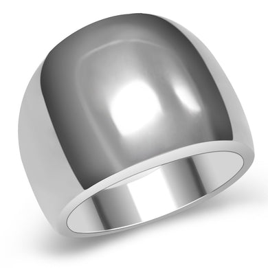TK034 - High polished (no plating) Stainless Steel Ring with No Stone