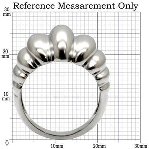 TK035 - High polished (no plating) Stainless Steel Ring with No Stone