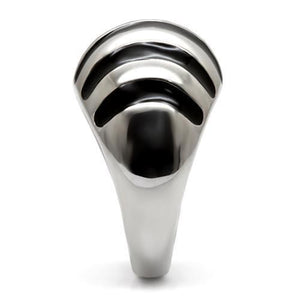 TK038 - High polished (no plating) Stainless Steel Ring with No Stone