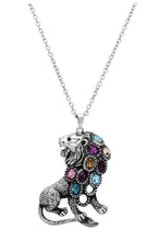 Load image into Gallery viewer, TK1125 - High polished (no plating) Stainless Steel Chain Pendant with Top Grade Crystal  in Multi Color