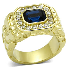 Load image into Gallery viewer, TK1192 - IP Gold(Ion Plating) Stainless Steel Ring with Top Grade Crystal  in Montana