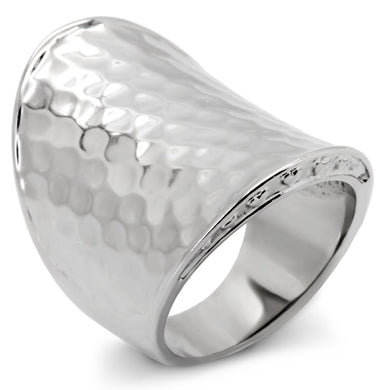 TK140 - High polished (no plating) Stainless Steel Ring with No Stone