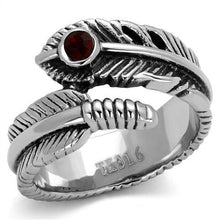 Load image into Gallery viewer, TK1967 - High polished (no plating) Stainless Steel Ring with Top Grade Crystal  in Siam