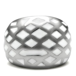 TK216 - High polished (no plating) Stainless Steel Ring with No Stone