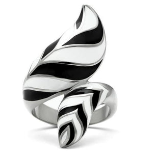 TK227 - High polished (no plating) Stainless Steel Ring with No Stone