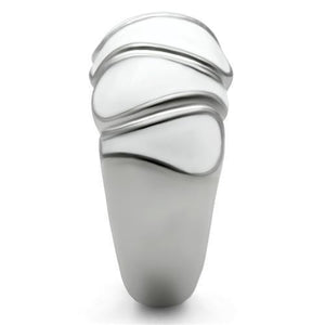 TK230 - High polished (no plating) Stainless Steel Ring with No Stone
