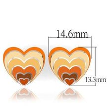 Load image into Gallery viewer, TK234 - High polished (no plating) Stainless Steel Earrings with No Stone