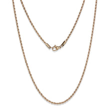 Load image into Gallery viewer, TK2426R - IP Rose Gold(Ion Plating) Stainless Steel Chain with No Stone