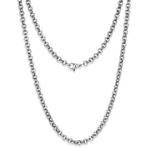 Load image into Gallery viewer, TK2438 - High polished (no plating) Stainless Steel Chain with No Stone