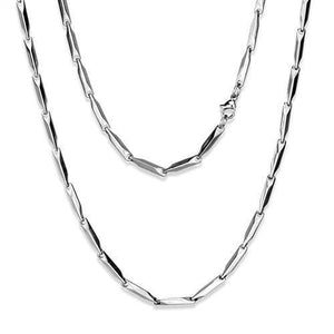 TK2442 - High polished (no plating) Stainless Steel Chain with No Stone