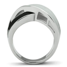 Load image into Gallery viewer, TK265 - Rhodium Stainless Steel Ring with Epoxy  in No Stone