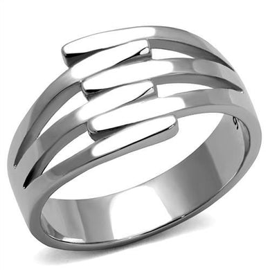 TK2660 High polished (no plating) Stainless Steel Ring with No Stone in No Stone