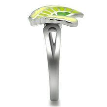 Load image into Gallery viewer, TK267 - High polished (no plating) Stainless Steel Ring with Epoxy  in No Stone