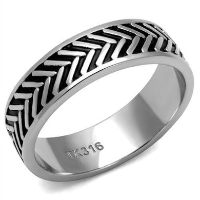 TK2899 - High polished (no plating) Stainless Steel Ring with No Stone