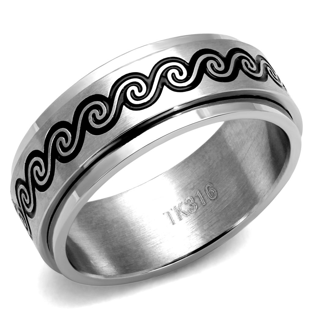 TK2930 - High polished (no plating) Stainless Steel Ring