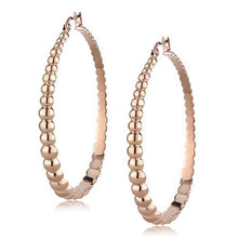 Load image into Gallery viewer, TK3068 - IP Rose Gold(Ion Plating) Stainless Steel Earrings with No Stone
