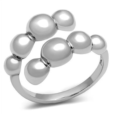 TK3089 - High polished (no plating) Stainless Steel Ring with No Stone