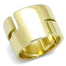 Load image into Gallery viewer, TK3118 - IP Gold(Ion Plating) Stainless Steel Ring with No Stone