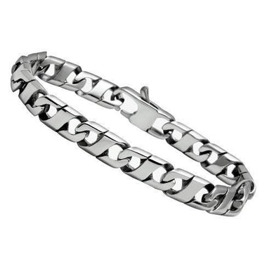 TK341 High polished (no plating) Stainless Steel Bracelet with No Stone in No Stone