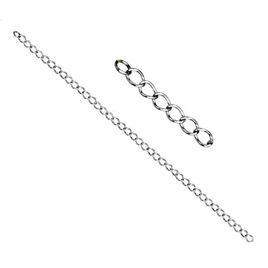 TK3529 - High polished (no plating) Stainless Steel Chain with No Stone