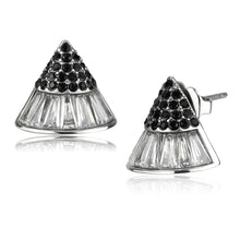 Load image into Gallery viewer, TK3613 - No Plating Stainless Steel Earrings with AAA Grade CZ  in Clear
