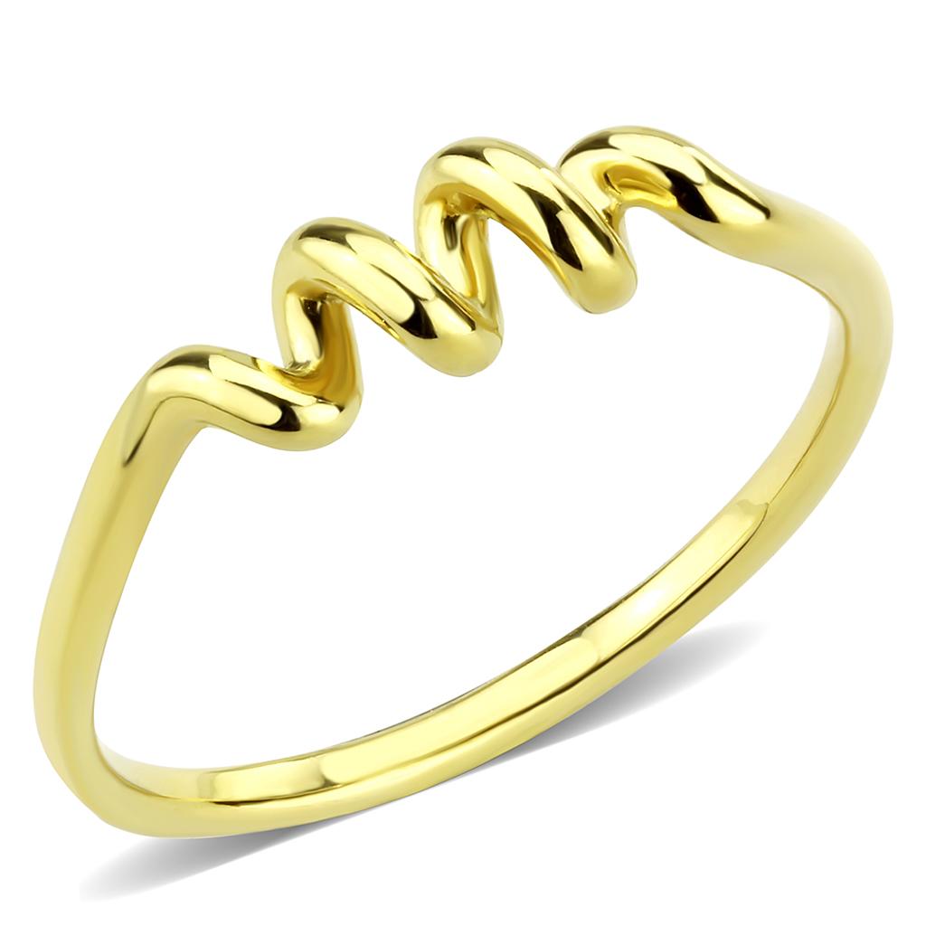 TK3626 - IP Gold(Ion Plating) Stainless Steel Ring with No Stone – Alamode  Jewelry | Fingerringe