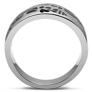 TK382 - High polished (no plating) Stainless Steel Ring with No Stone