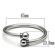 Load image into Gallery viewer, TK401 - High polished (no plating) Stainless Steel Bangle with No Stone
