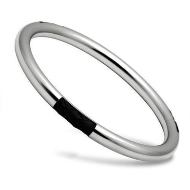 TK404 - High polished (no plating) Stainless Steel Bangle with No Stone