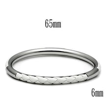 Load image into Gallery viewer, TK405 - High polished (no plating) Stainless Steel Bangle with No Stone