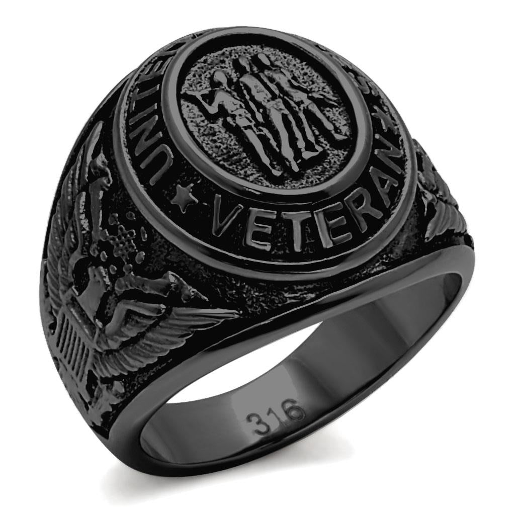 TK414704J - IP Black(Ion Plating) Stainless Steel Ring with