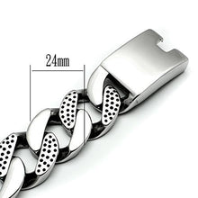 Load image into Gallery viewer, TK448 - High polished (no plating) Stainless Steel Bracelet with No Stone
