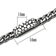 Load image into Gallery viewer, TK449 - High polished (no plating) Stainless Steel Bracelet with No Stone