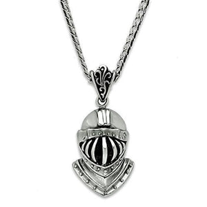 TK458 - High polished (no plating) Stainless Steel Chain Pendant with No Stone