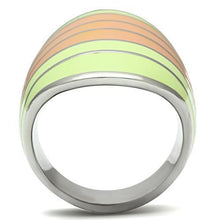 Load image into Gallery viewer, TK504 - High polished (no plating) Stainless Steel Ring with Epoxy  in Multi Color