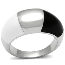 Load image into Gallery viewer, TK515 - High polished (no plating) Stainless Steel Ring with Epoxy  in Multi Color