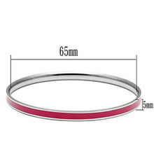 Load image into Gallery viewer, TK538 - High polished (no plating) Stainless Steel Bangle with Epoxy  in Siam