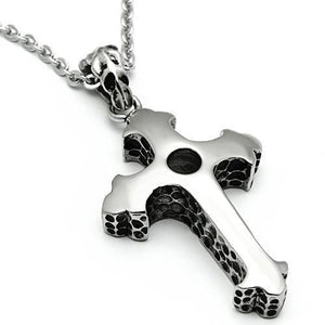 TK561 - High polished (no plating) Stainless Steel Necklace with No Stone