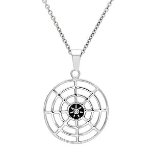 TK563 - High polished (no plating) Stainless Steel Necklace with No Stone
