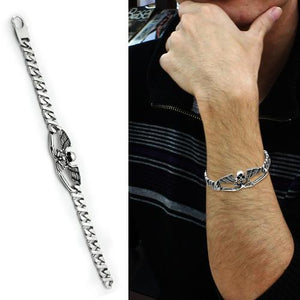 TK572 - High polished (no plating) Stainless Steel Bracelet with No Stone