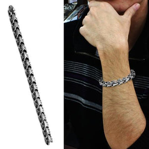 TK575 - High polished (no plating) Stainless Steel Bracelet with No Stone