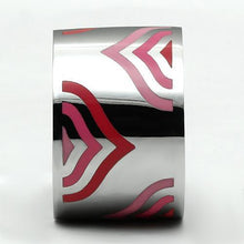Load image into Gallery viewer, TK678 - High polished (no plating) Stainless Steel Ring with Epoxy  in Multi Color