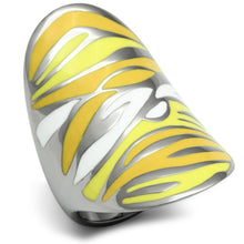Load image into Gallery viewer, TK688 - High polished (no plating) Stainless Steel Ring with Epoxy  in Multi Color