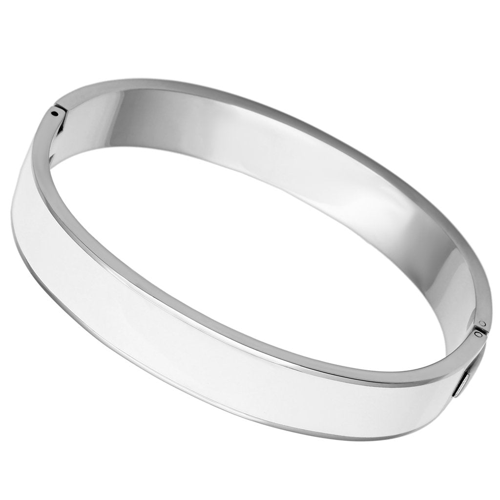 TK789 - High polished (no plating) Stainless Steel Bangle with